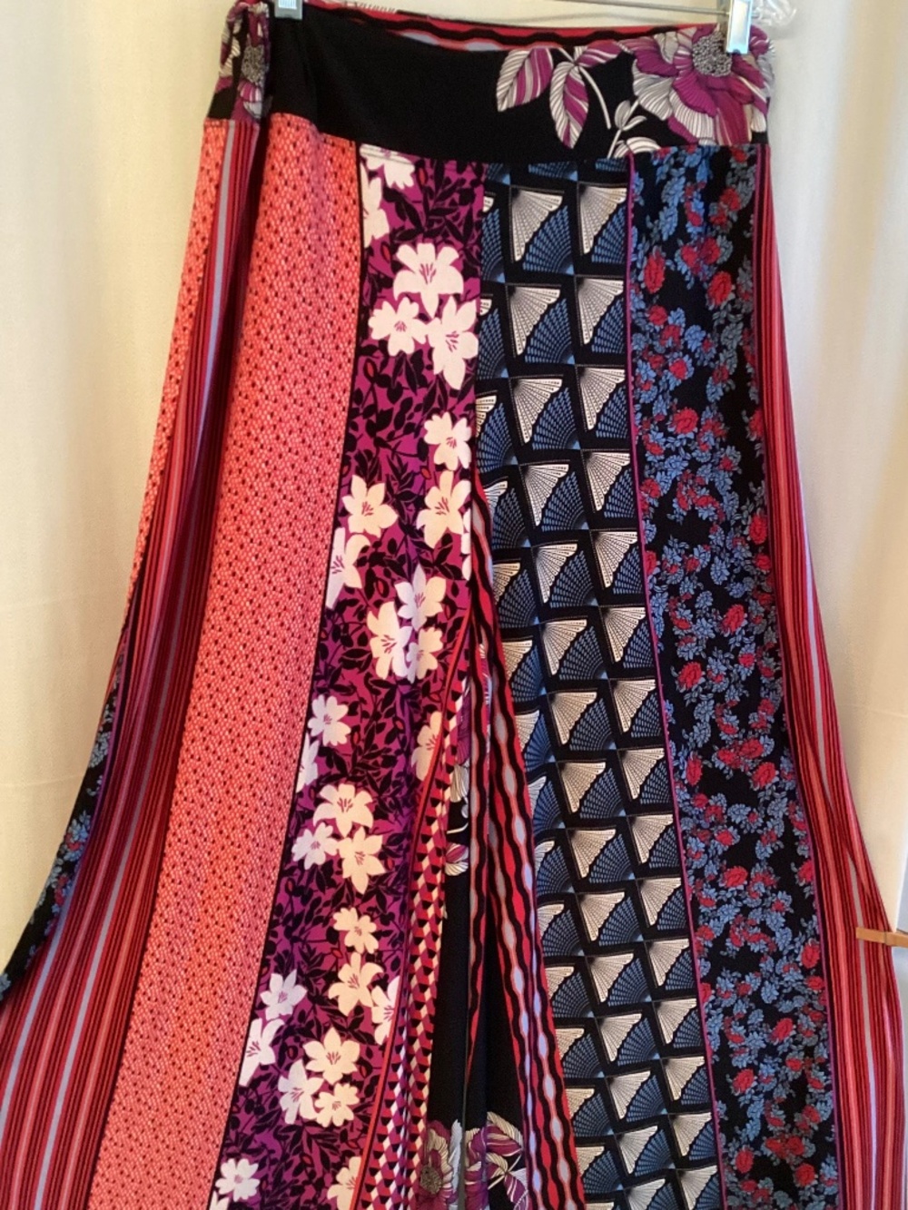 COCO BIANCO… Wide, leg Palazzo pants, Oriental Print, size Large